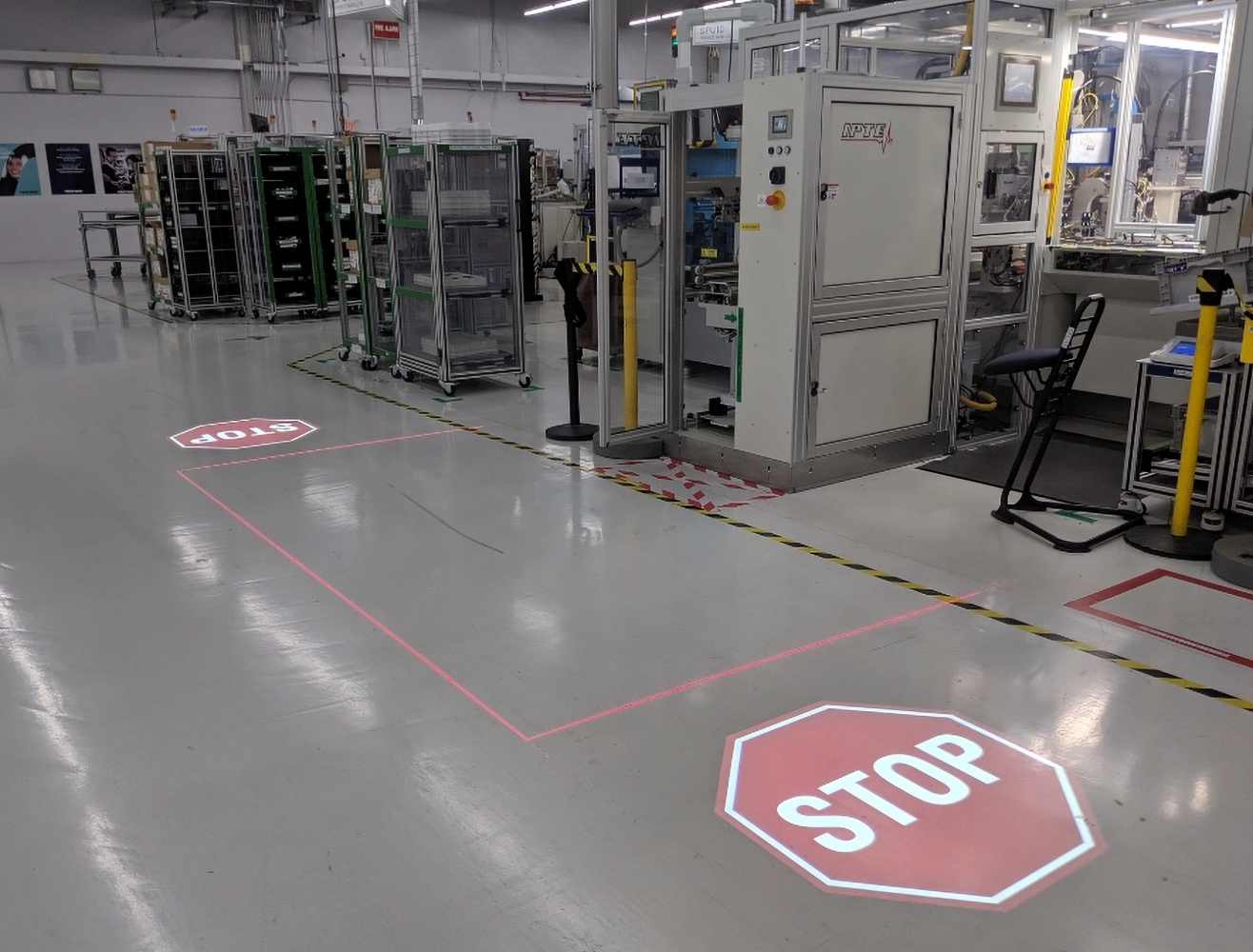 Laserglow projected safety solutions