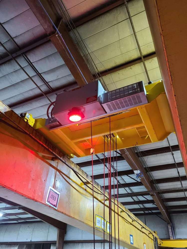 CraneCast Projector attached to the ceiling