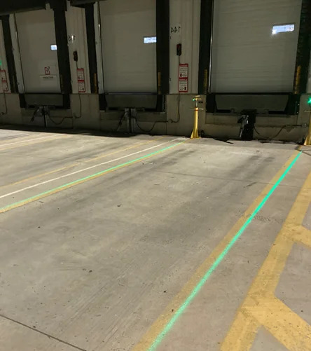 The Truck Docking Laser System