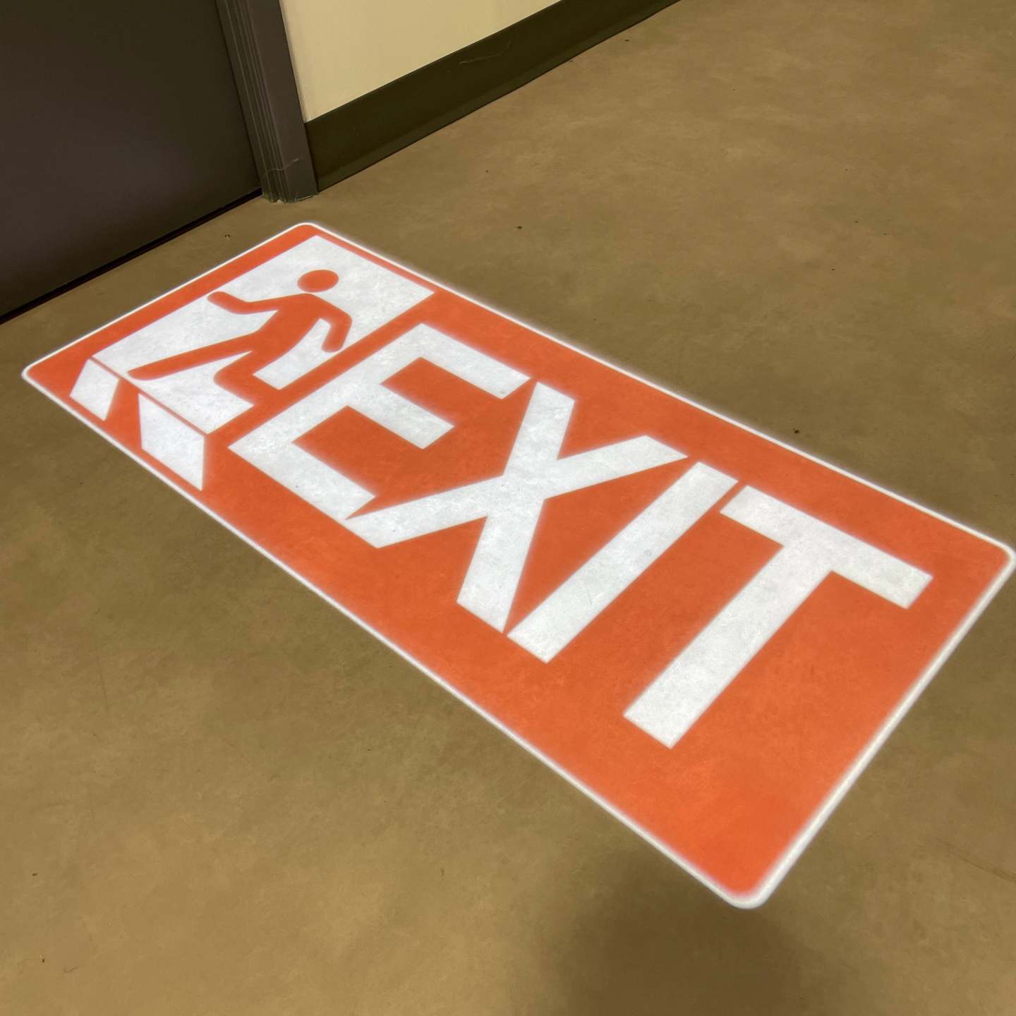 SafetyCast Projected "Exit" Sign