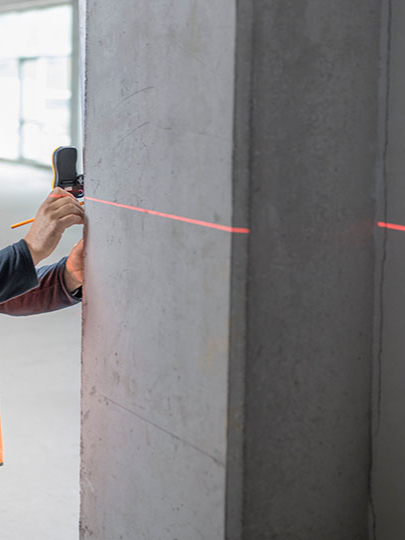 Positioning with Brightline Line Alignment Laser