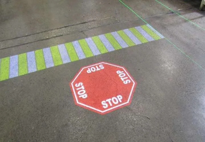 Laserglow's Projected Solutions used for the intersection management