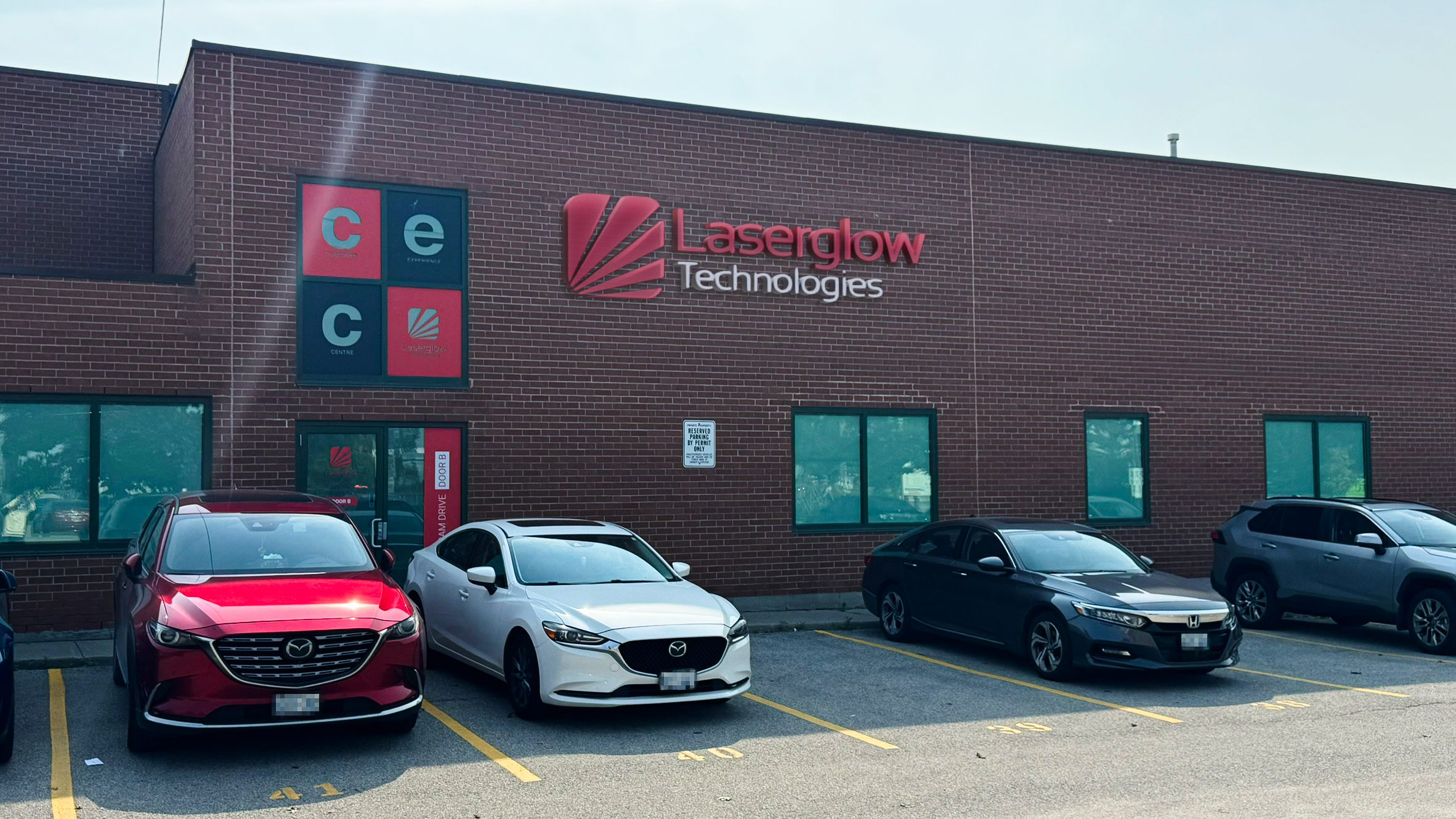 Laserglow Technologies' parking