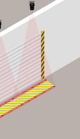 Smart sensors activated by a dock door opening